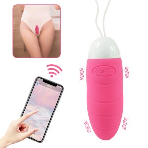 HB-B17-1-APP Alice Vibrating Egg, Female Masturbation Vibrating Massage Stick, App Remote Control Waterproof Wearable Adult Sex Toys