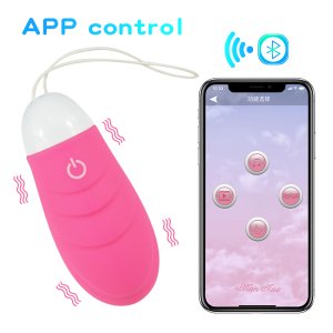 HB-B17-5-APP Aidi Vibrating Egg, Female Masturbation Vibrating Massage Stick, App Remote Control Waterproof Wearable Adult Sex Toys