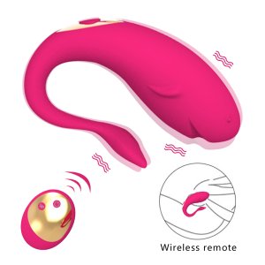 Fancialtoys HB1802 Little Whale Vibrator, Insertion Female Masturbator, AV Stick, Adult Sex Products, Sex Toys - With Remote Control