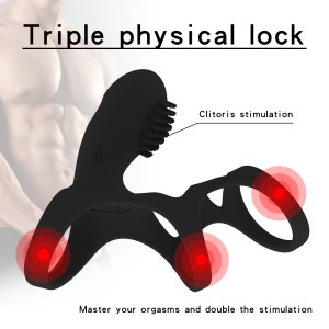 HB1830 Kayla Prostate Massager, Wireless Remote Control Telescopic Anal Plug, Vibration Lock Ring, Male Backyard Masturbator, Adult Sex Products