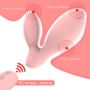 HB17201 Fairy rabbit Vibrating eggs, wireless remote control female masturbator, adult sex toys, sex toys for couples
