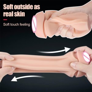 Fancial 男性手淫杯，大尺寸口袋猫咪男性性玩具，帶逼真陰道（SQ-MA70024）