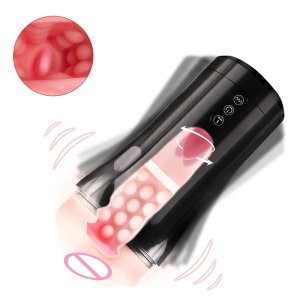 Fancial Sharon Tongue Licking Vibration Masturbation Cup ( SQ-MA70052 )