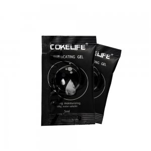 COKELIFE Personal Lubricant 100% Water Based, Silky Smooth Lube Enhances Sexual Pleasure for Her, Him, Couples Play, PH Balanced, Sensitive Ultra Clear Liquid, Portable, Disposable, Sex Lubricantion, 5 ml foils x 100 Count Bag,(20397)