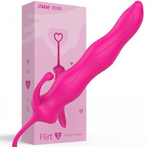 Fancial flirt 2 Female Masturbation Stick Silicone material Vibration frequency Double point stimulation USB charging