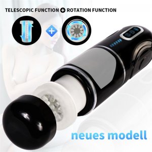 Fancial Electric Male Masturbator, Male Masterburbator Cup 3 speed 4 frequency loop mode - Male Self Pleasure Blowjob Machine Hand Free Sex Toys for Adult Men's ( SQ-MA70036)