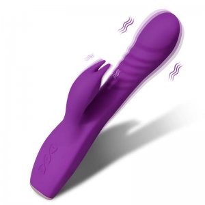 Fancial Rabbit Vibrator Vibrator Dildo for Women Vaginal Health : G Spot Vibrator with Bunny Ears 10 Vibrations, Waterproof Clitorals Stimulator for Beginners Adults (SQ-V10102)