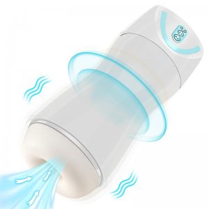 Fancial Automatic Male Masturbator Cup, Sucking Male Masturbators with 4 Suction Modes and 7 Vibration Modes, Vibrating Male Sex Toy for Men Masturbation (JL)