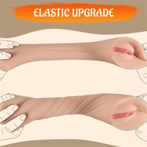 Fancial Male Masturbators Adult Sex Toys with Realistic Textured Mouth Vagina, Men's Pocket Pussy Blowjob Stroker Anal Play Sex Toys for Men Masturbation (YLS)