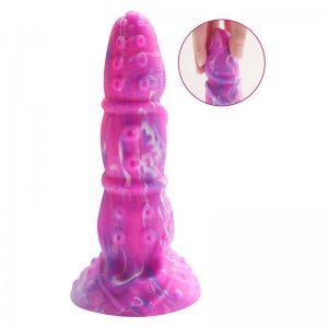 Fancial Tentacle Realistic Dildo for Women: 8.26 inch Big Anal Dildo with Strong Suction Cup for Hands-Free Play, Huge Monster Liquid Silicone Anal Plug Prostate Massager Adult Sex Toys for Men & Women(SQ-WBD10144)