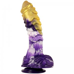 Fancial Huge Realistic Monster Silicone Dildo with Strong Suction Cup, Body-Safe Soft Flexible Fantasy Big Cock for Anal Play, Premium Lifelike Penis, Adult Sex Toy for Woman(SQ-WBD10115)