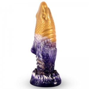 Fancial Realistic Shark Dildo,7.87 Inch Silicone Animal Dildo with Raised Texture, Thick Thrusting Anal Dildo with Suction Cup for Hands-Free and Anal Play Adult Sex Toys for Women Men(SQ-WBD10153)