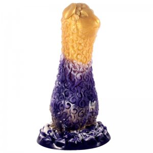 Fancial Multi Color Silicone Made Colorful Thick Big Dildo Toy Bumpy Syle Massive Suction Color Mixed, Chinese Zodiac Signs--Sheep(SQ-WBD10163)